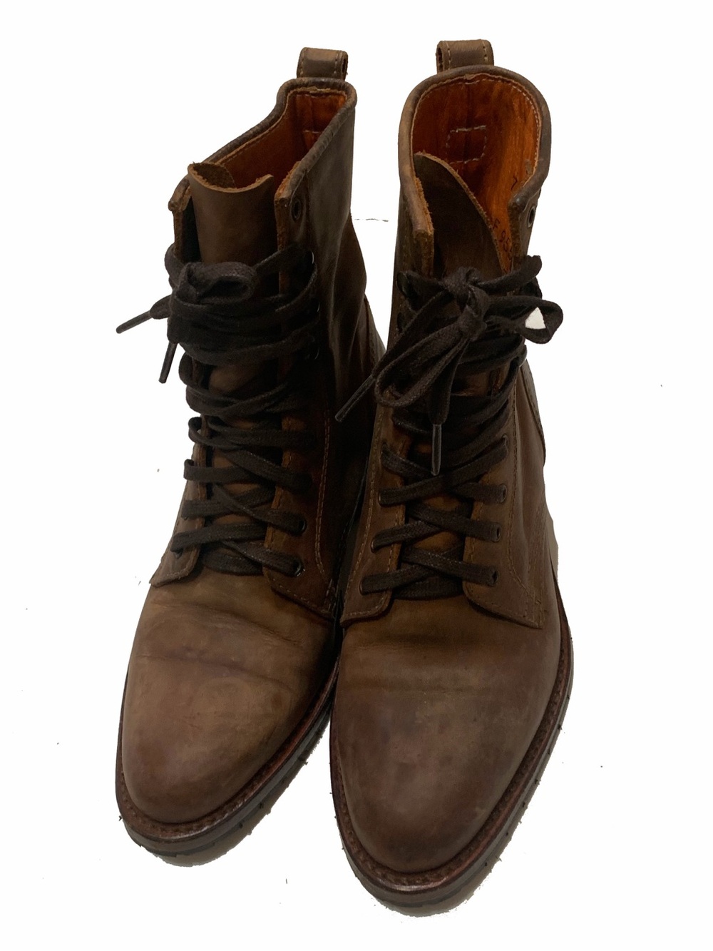 Frye women’s leather lace up boots